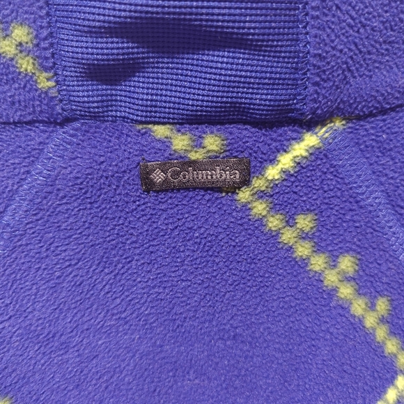 Columbia Fleece Jacket 1/4 Zip Women's Medium Geometric Abstract - Picture 3 of 7